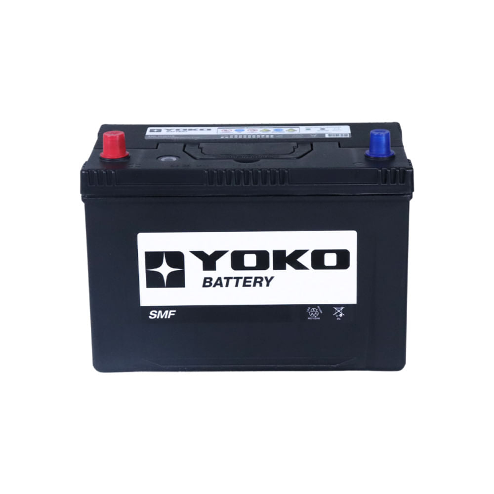 Batería Yoko 105D31R 90 Ah 750 CCA · Positivo izquierda