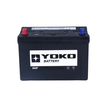Batería Yoko 105D31R 90 Ah 750 CCA · Positivo izquierda