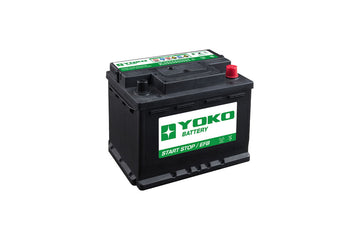 Batería Yoko EFB EC60-L2 60 Ah 560 CCA · Positivo derecha