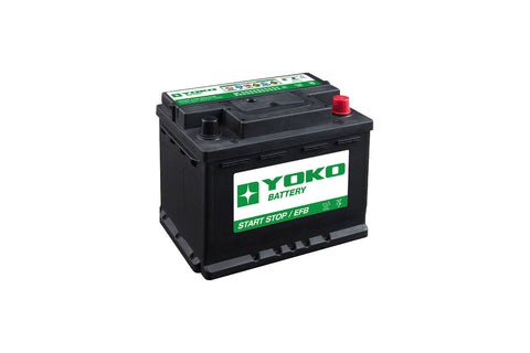 Batería Yoko EFB EC60-L2 60 Ah 560 CCA · Positivo derecha