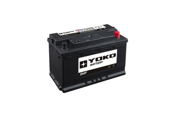 Batería Yoko 59042 90 Ah 720 CCA · Positivo derecha