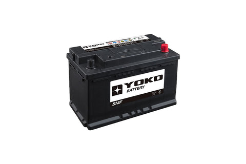 Batería Yoko 59042 90 Ah 720 CCA · Positivo derecha