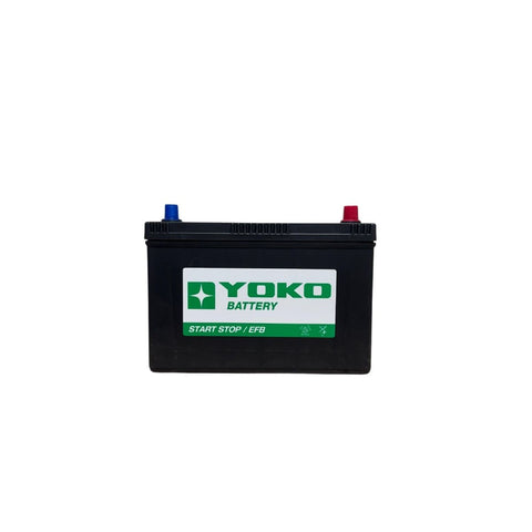 Batería Yoko EFB T110L 95 Ah 760 CCA · Positivo derecha
