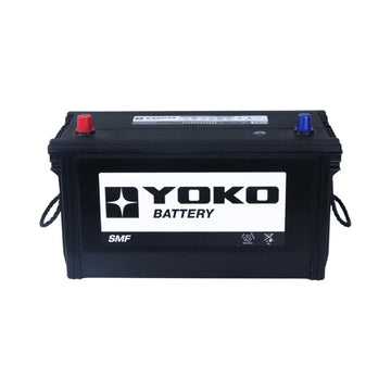 Batería Yoko 95E41R / N100 100 Ah 830 CCA · Positivo izquierda