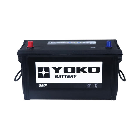 Batería Yoko 95E41R / N100 100 Ah 830 CCA · Positivo izquierda