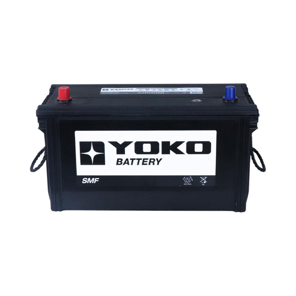 Batería Yoko 95E41R / N100 100 Ah 830 CCA · Positivo izquierda
