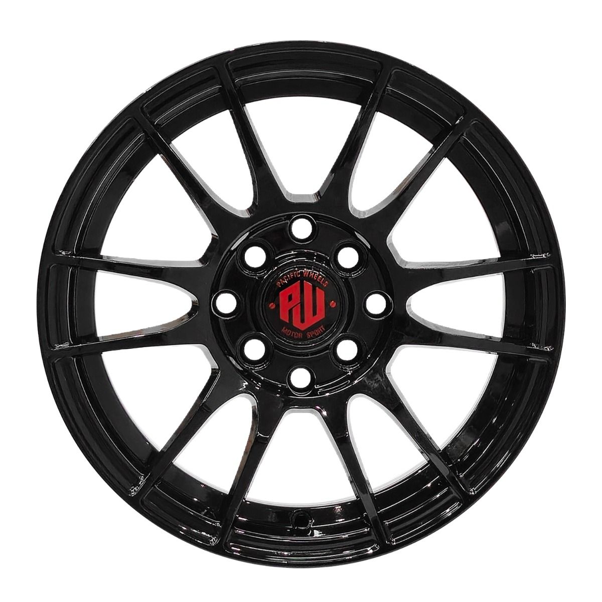 PW Motor Sport Ultraliggera negra · vista frontal