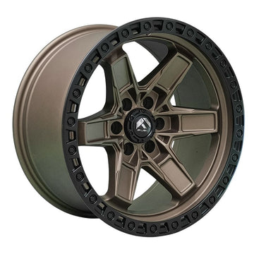 Juego de 4 llantas KICKER6 18x9 · 6X130 · MBRNZ-LMB