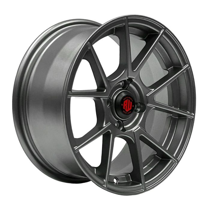 Juego de 4 llantas Kirk 15x7 · 4x100 · ET 32 · Gris grafito mate