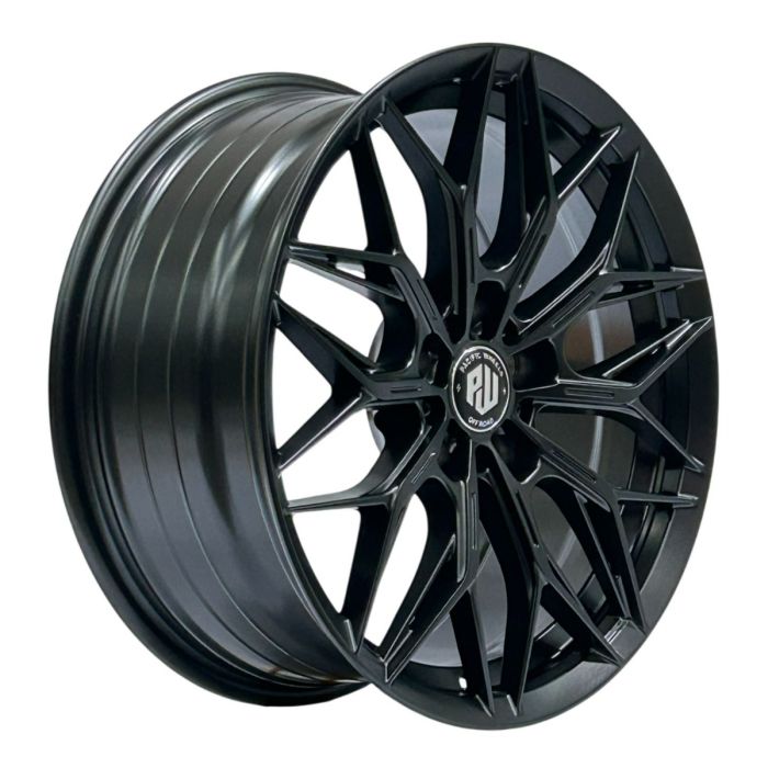 Juego de 4 llantas Kurve 17x7.5 · 5x108 · ET 35 · Negro mate