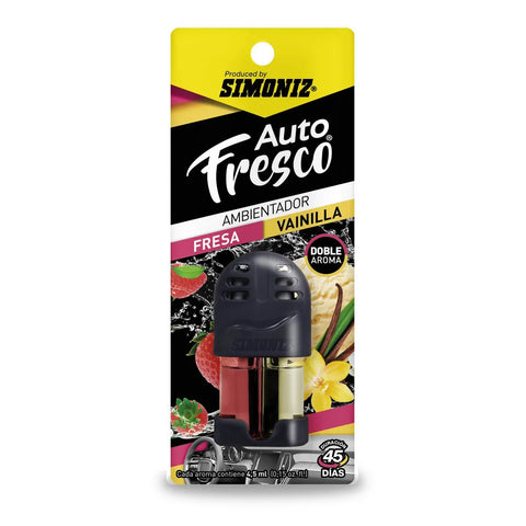 Ambientador Simoniz Auto Fresco fresa y vainilla