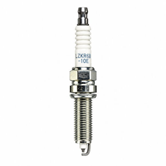 Imagen referencial de Bujías NGK LZKR6B-10E, pack de 4. Producto centrado sobre fondo blanco.