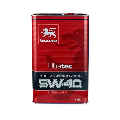 Aceite Wolver Ultratec 5W-40 4 L