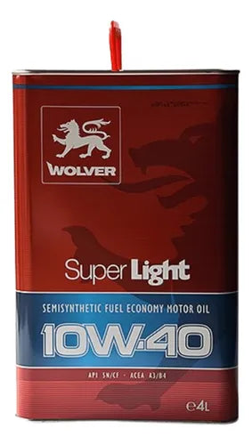 Aceite Wolver Super Light 10W-40 4 L