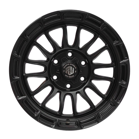 Juego de 4 llantas RIVAL 17x8.5 · 6X139 · ET 20 · Negro mate