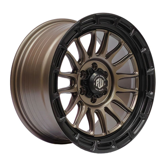 Juego de 4 llantas RIVAL 17x8.5 · 6X114 · MBrnz-LMB