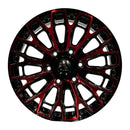 Juego de 4 llantas TRAX 17x9 · 6X139 · ET 0 · BM-FRed