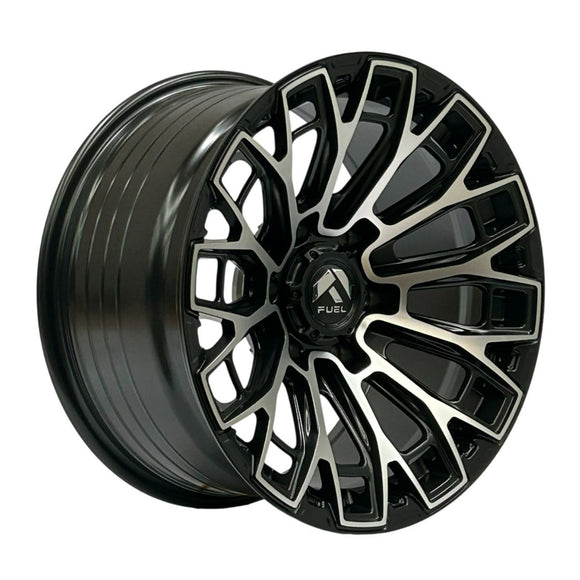 Juego de 4 llantas TRAX 17x9 · 6X139 · ET 0 · Negro mate con detalles mecanizados