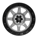 Llanta FARKAS 17x8.5, Plateado con borde negro, vista 2