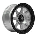 Llanta FARKAS 17x8.5, Plateado con borde negro, vista 1