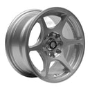 Llanta MILANO 15x8, Plateado, vista 1