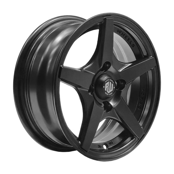 Llanta CV3-UC 13x5.5, Negro mate, vista 1