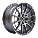 Llanta VILLENEUVE 14x6, Gris grafito mate mecanizado, vista 1