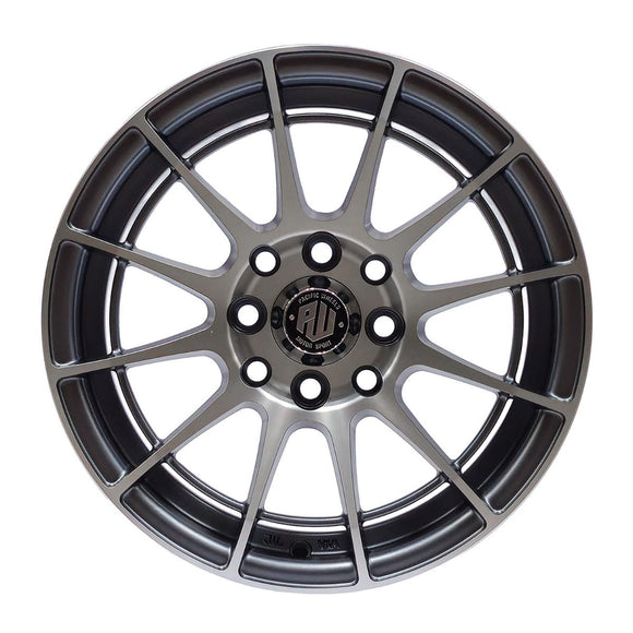 Llanta VILLENEUVE 14x6, Gris grafito mate mecanizado, vista 2
