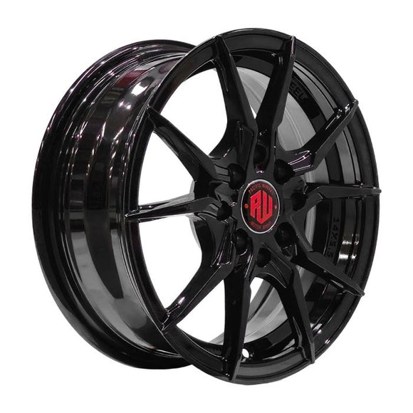 Llanta VENENO 14x5.5, Negro, vista 1