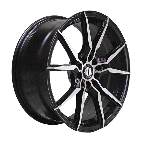 Llanta VENENO 14x5.5, Negro mecanizado, vista 2