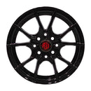 Llanta VENENO 14x5.5, Negro, vista 2