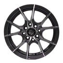 Llanta VENENO 14x5.5, Gris grafito mecanizado, vista 2