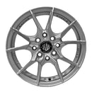 Llanta VENENO 14x5.5, Plateado mecanizado, vista 3