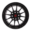 Llanta VILLENEUVE 14x6, Negro, vista 2