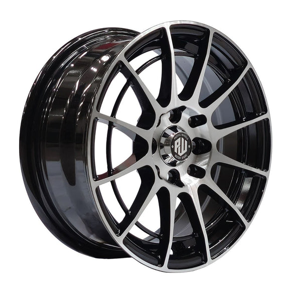 Llanta VILLENEUVE 14x6, Negro mecanizado, vista 1