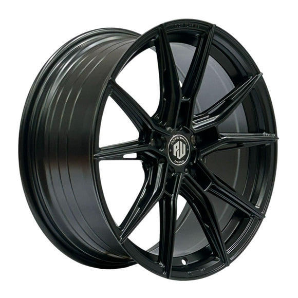 Juego de 4 llantas ZATRUC 18x8 · 5X114 · ET 35 · Negro mate