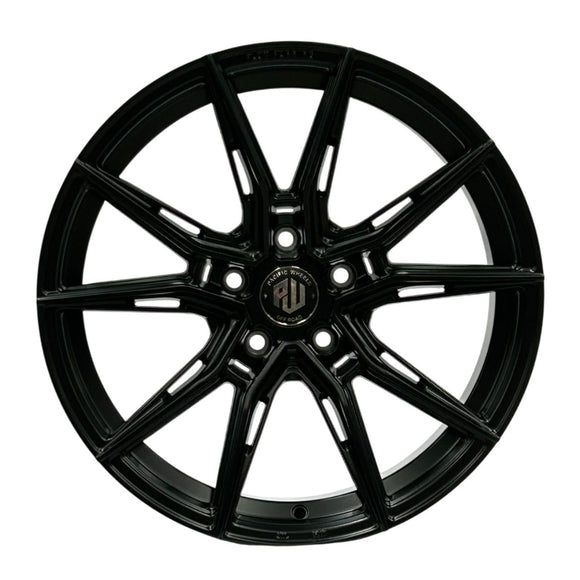 Juego de 4 llantas ZATRUC 18x8 · 5X108 · ET 35 · Negro mate